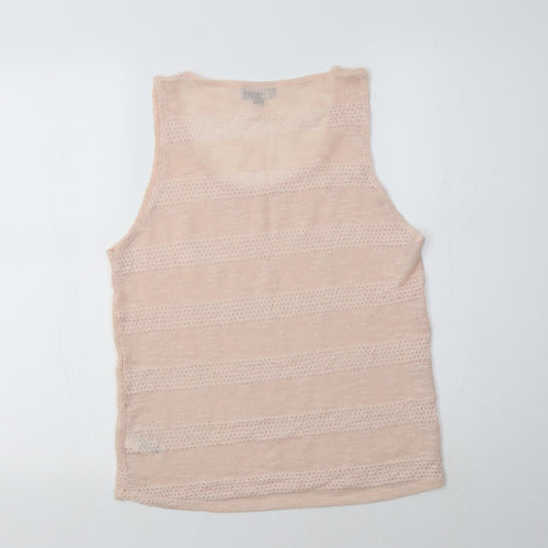 Topshop Womens Pink  Polyester Basic Tank Size 12