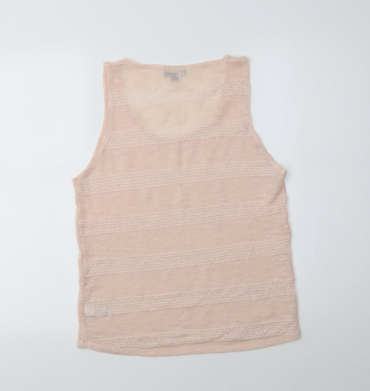 Topshop Womens Pink  Polyester Basic Tank Size 12