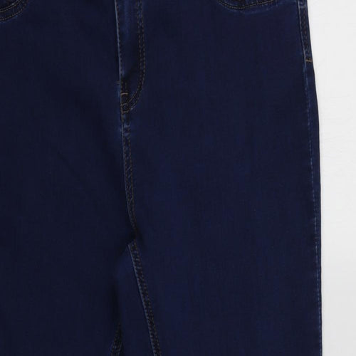 Goldigga Womens Blue  Cotton Jegging Jeans Size 16 L29 in Regular