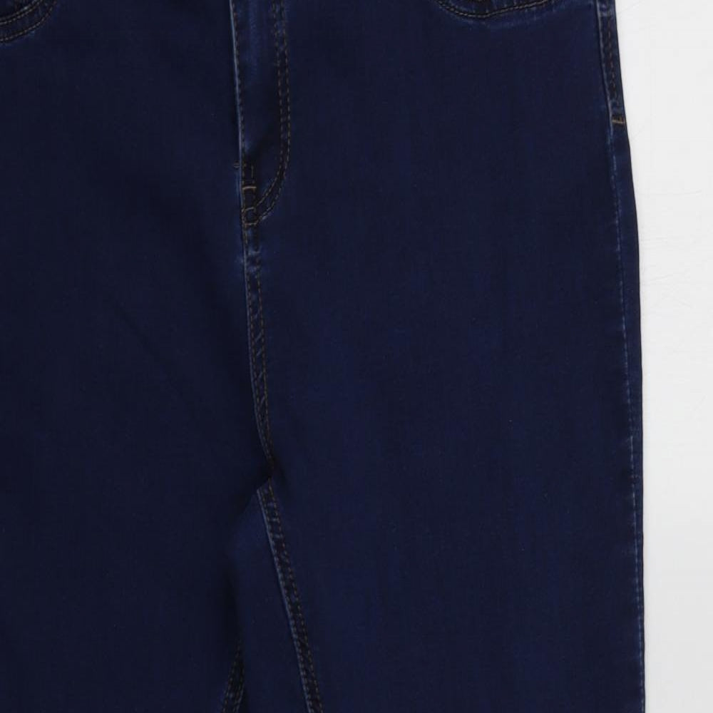 Goldigga Womens Blue  Cotton Jegging Jeans Size 16 L29 in Regular