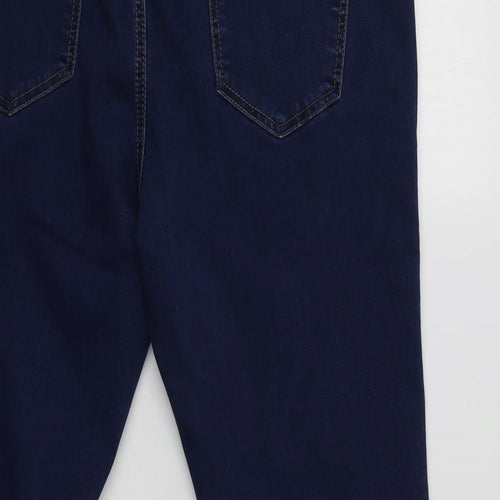 Goldigga Womens Blue  Cotton Jegging Jeans Size 16 L29 in Regular