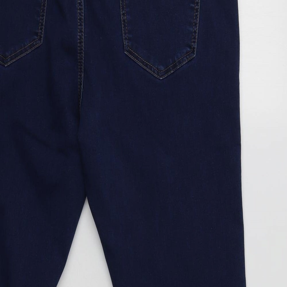 Goldigga Womens Blue  Cotton Jegging Jeans Size 16 L29 in Regular