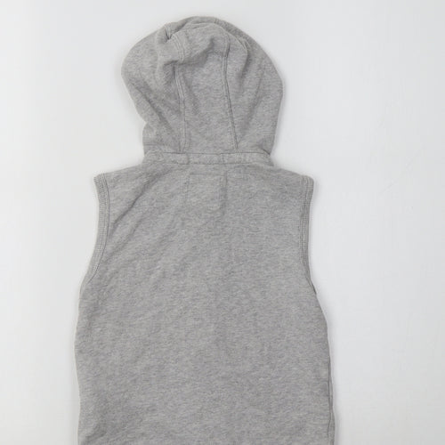 NEXT Girls Grey  Cotton Full Zip Hoodie Size 3 Years