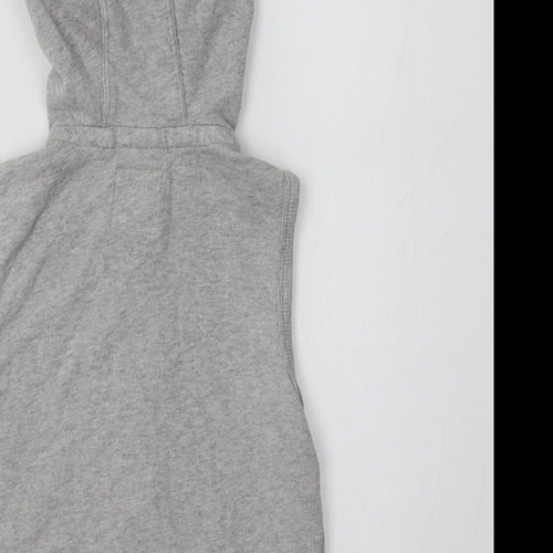 NEXT Girls Grey  Cotton Full Zip Hoodie Size 3 Years