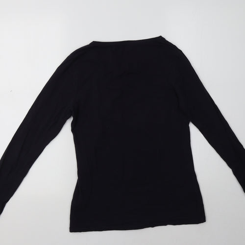 Primark Womens Blue  Cotton Basic T-Shirt Size S Crew Neck