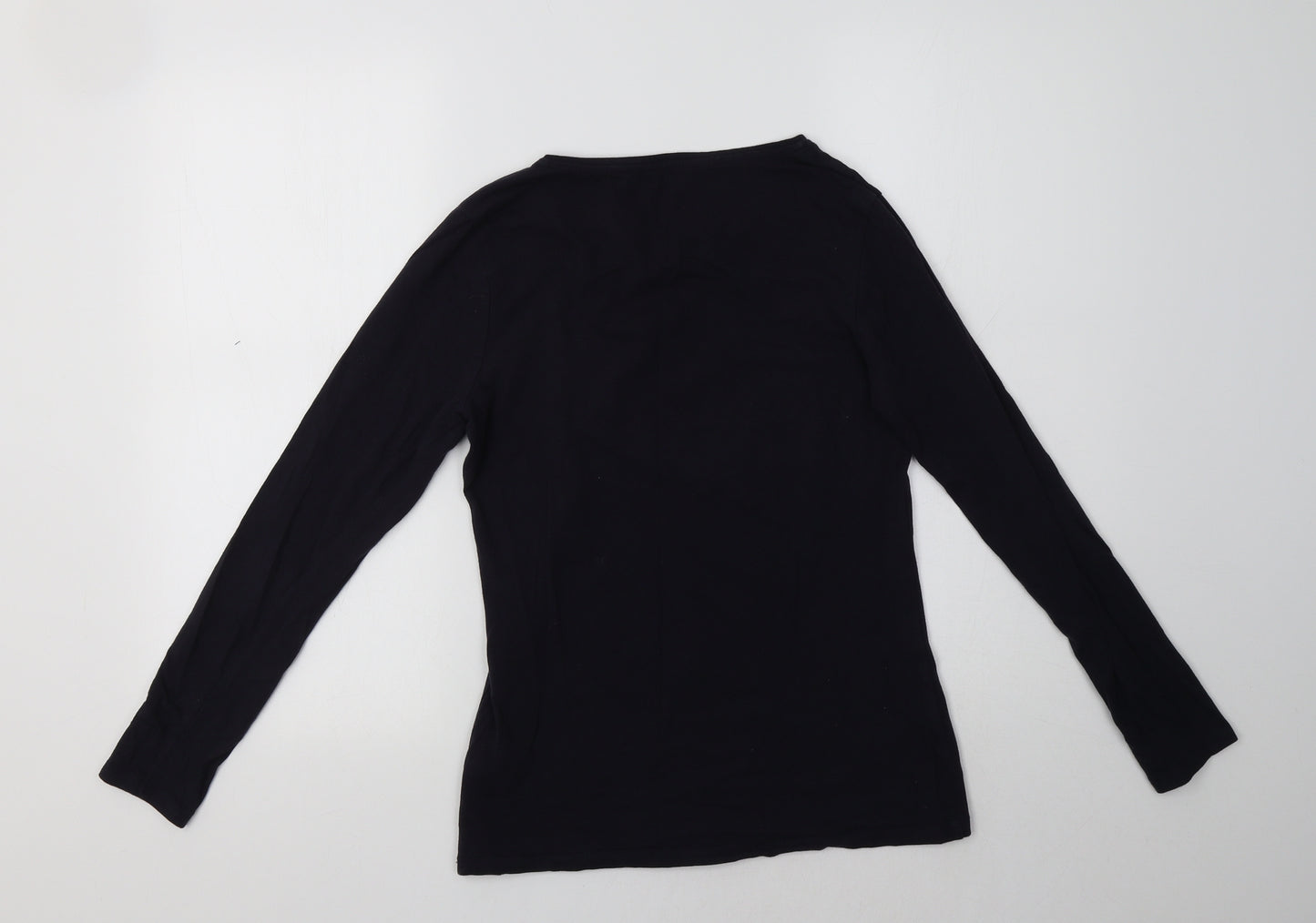 Primark Womens Blue  Cotton Basic T-Shirt Size S Crew Neck