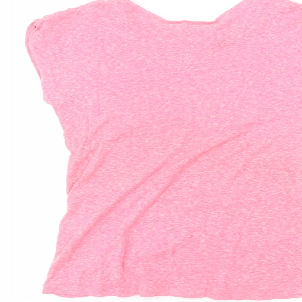 H&M Girls Pink  Cotton Basic T-Shirt Size 11-12 Years