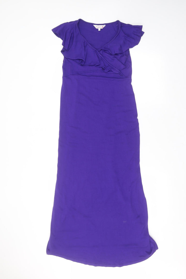 Red Herring Womens Purple  Viscose A-Line  Size 8