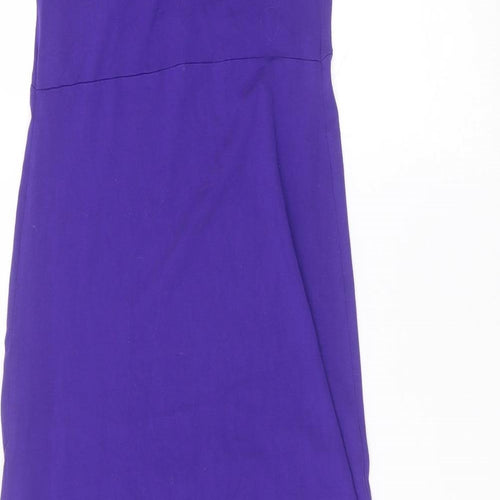 Red Herring Womens Purple  Viscose A-Line  Size 8