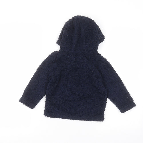 F&F Boys Blue  Polyester Pullover Hoodie Size 2-3 Years
