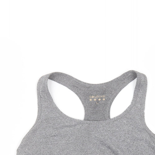 Matalan Womens Grey  Polyester Cropped Tank Size L