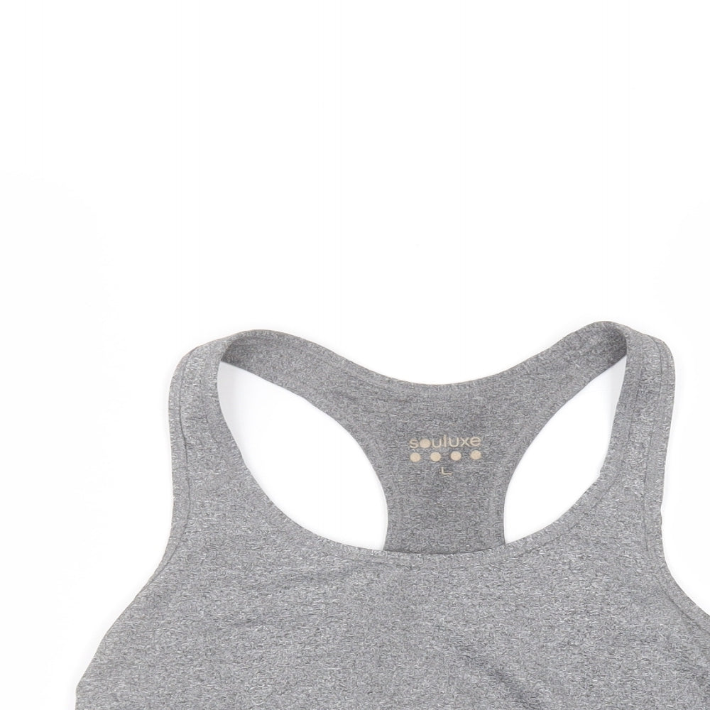 Matalan Womens Grey  Polyester Cropped Tank Size L
