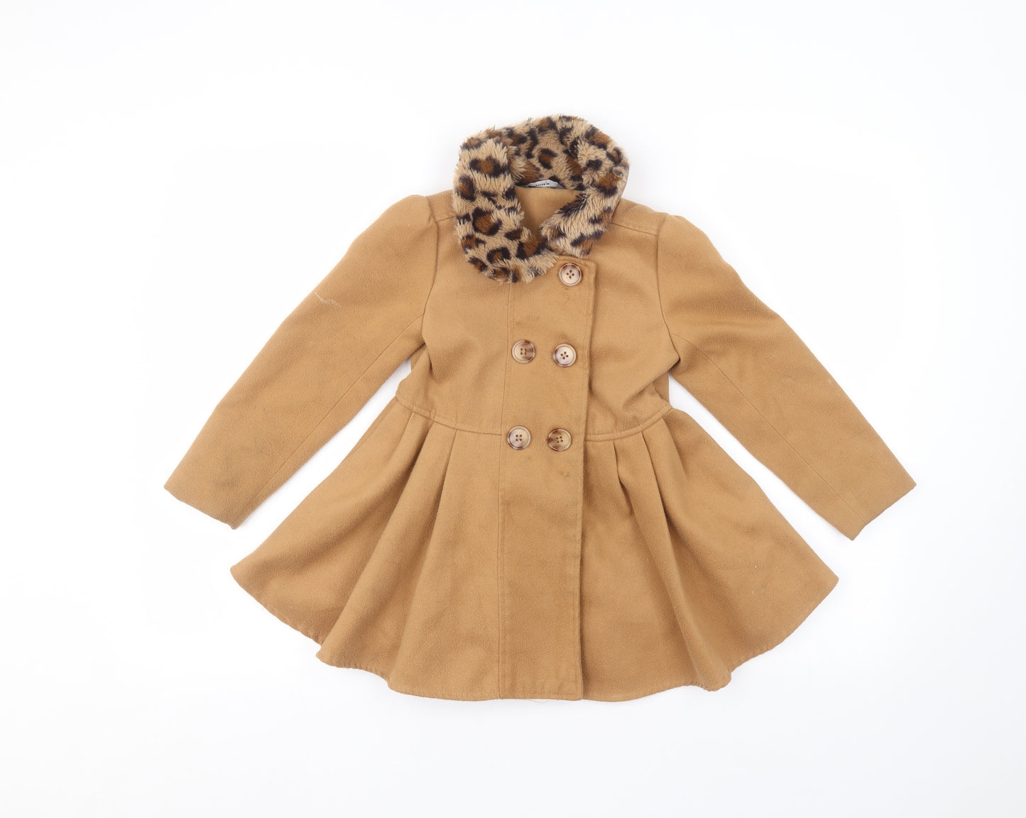 max Girls Brown   Jacket  Size 5-6 Years