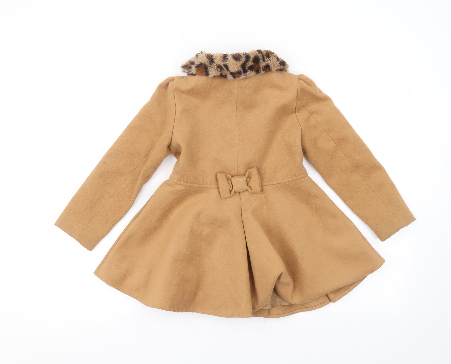 max Girls Brown   Jacket  Size 5-6 Years