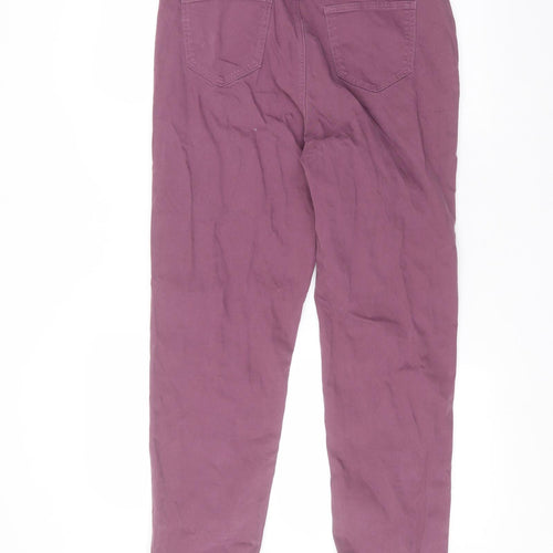 TU Womens Pink  Cotton Skinny Jeans Size 10 L26 in Regular