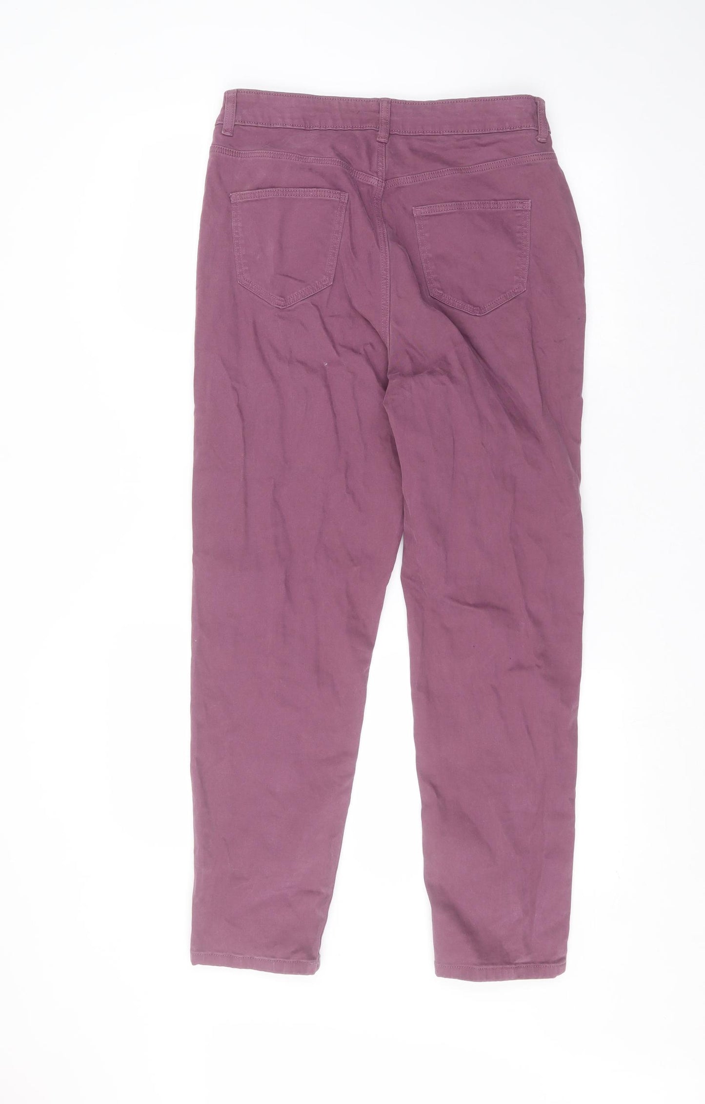 TU Womens Pink  Cotton Skinny Jeans Size 10 L26 in Regular