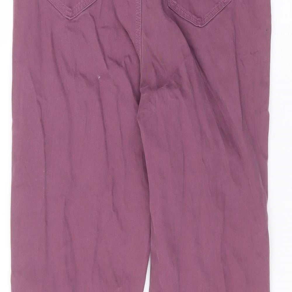 TU Womens Pink  Cotton Skinny Jeans Size 10 L26 in Regular