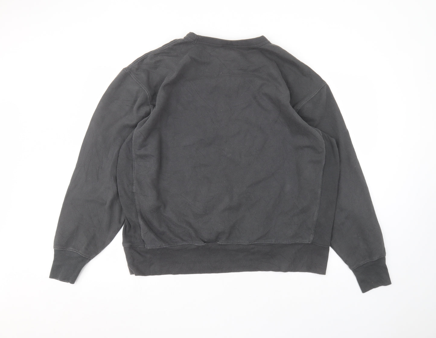 Champion Mens Green Round Neck  Cotton Pullover Jumper Size XL