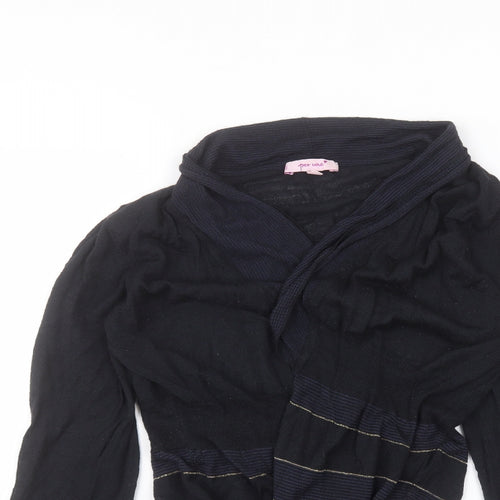 Per Una Womens Blue V-Neck  Acrylic Cardigan Jumper Size 12