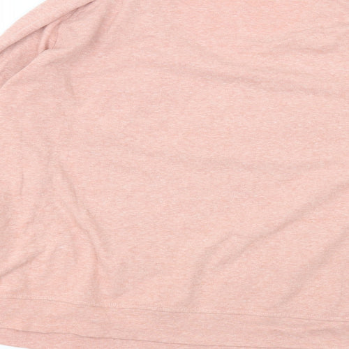 Matalan Womens Pink Round Neck  Polyester Pullover Jumper Size L