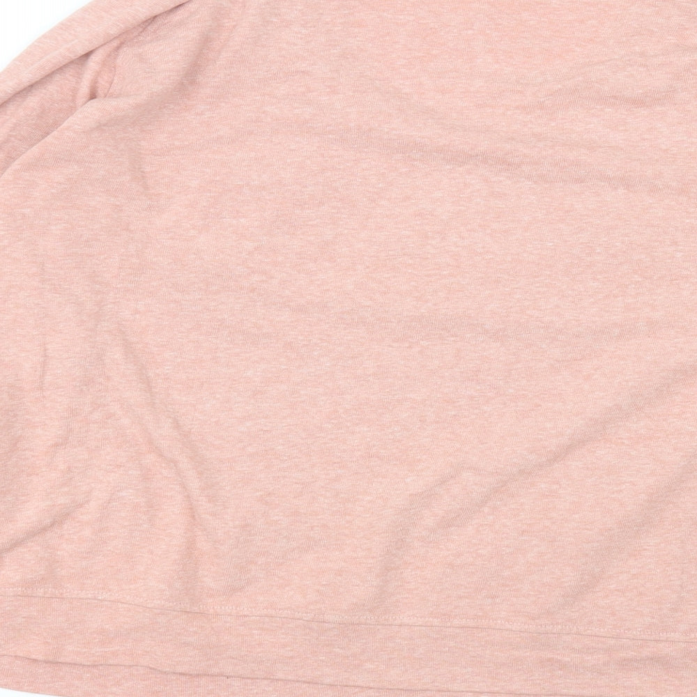 Matalan Womens Pink Round Neck  Polyester Pullover Jumper Size L