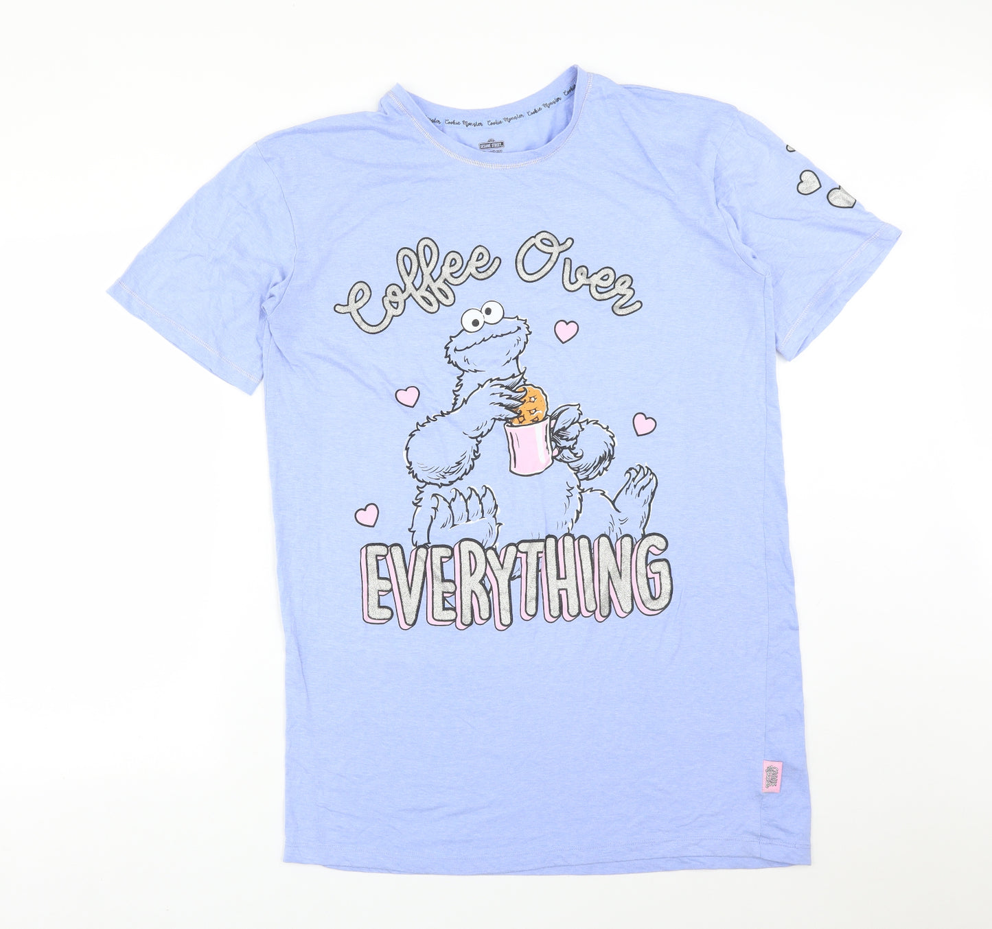 Primark Womens Purple Solid Polyester  Dress Size S   - COFFEE OVER EVERYTHING  COOKIE MONSTER