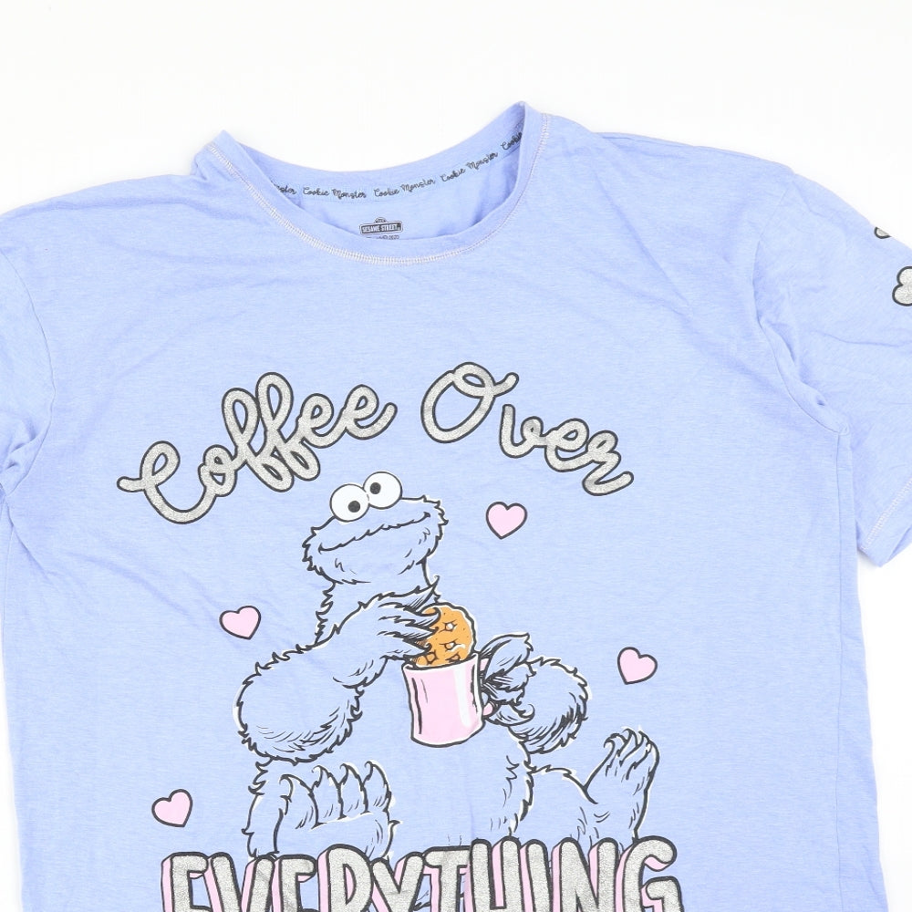 Primark Womens Purple Solid Polyester  Dress Size S   - COFFEE OVER EVERYTHING  COOKIE MONSTER