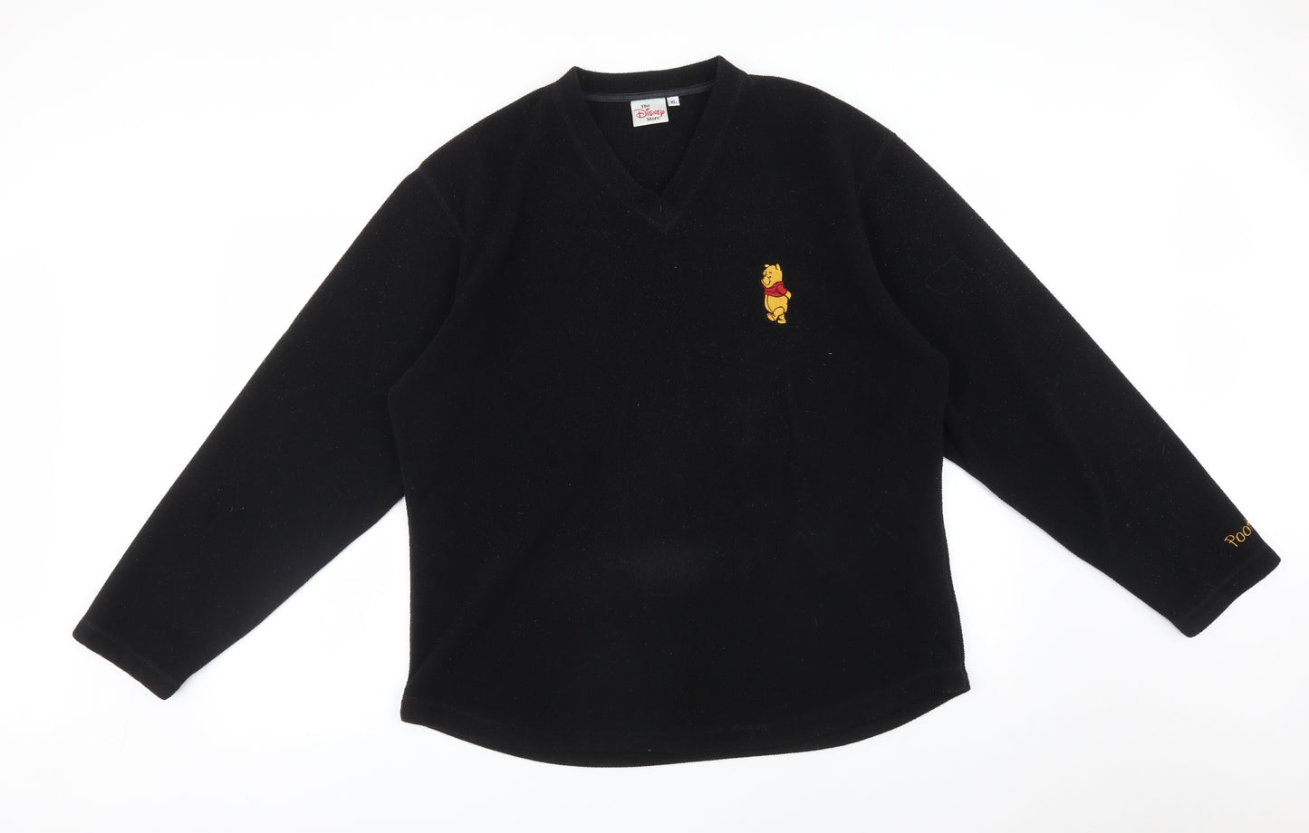THE DISNEY STORE Womens Black  Polyester Pullover Sweatshirt Size XL   - WINNIE THE POOH