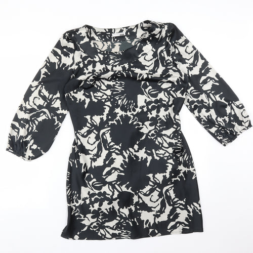 George Womens Multicoloured Floral Polyester A-Line  Size 12