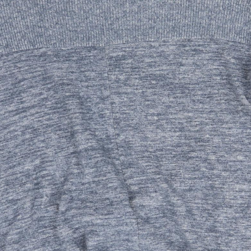 George Womens Blue  Viscose Basic T-Shirt Size M Round Neck