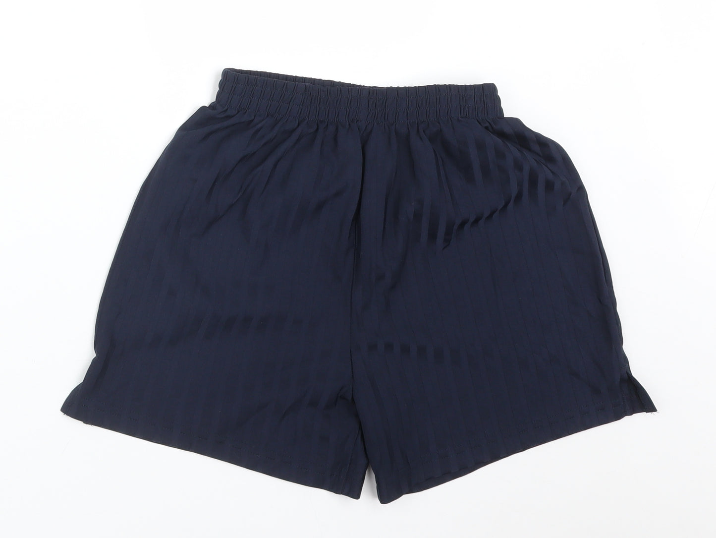 TU Boys Blue Striped Polyester Sweat Shorts Size 11 Years  Regular
