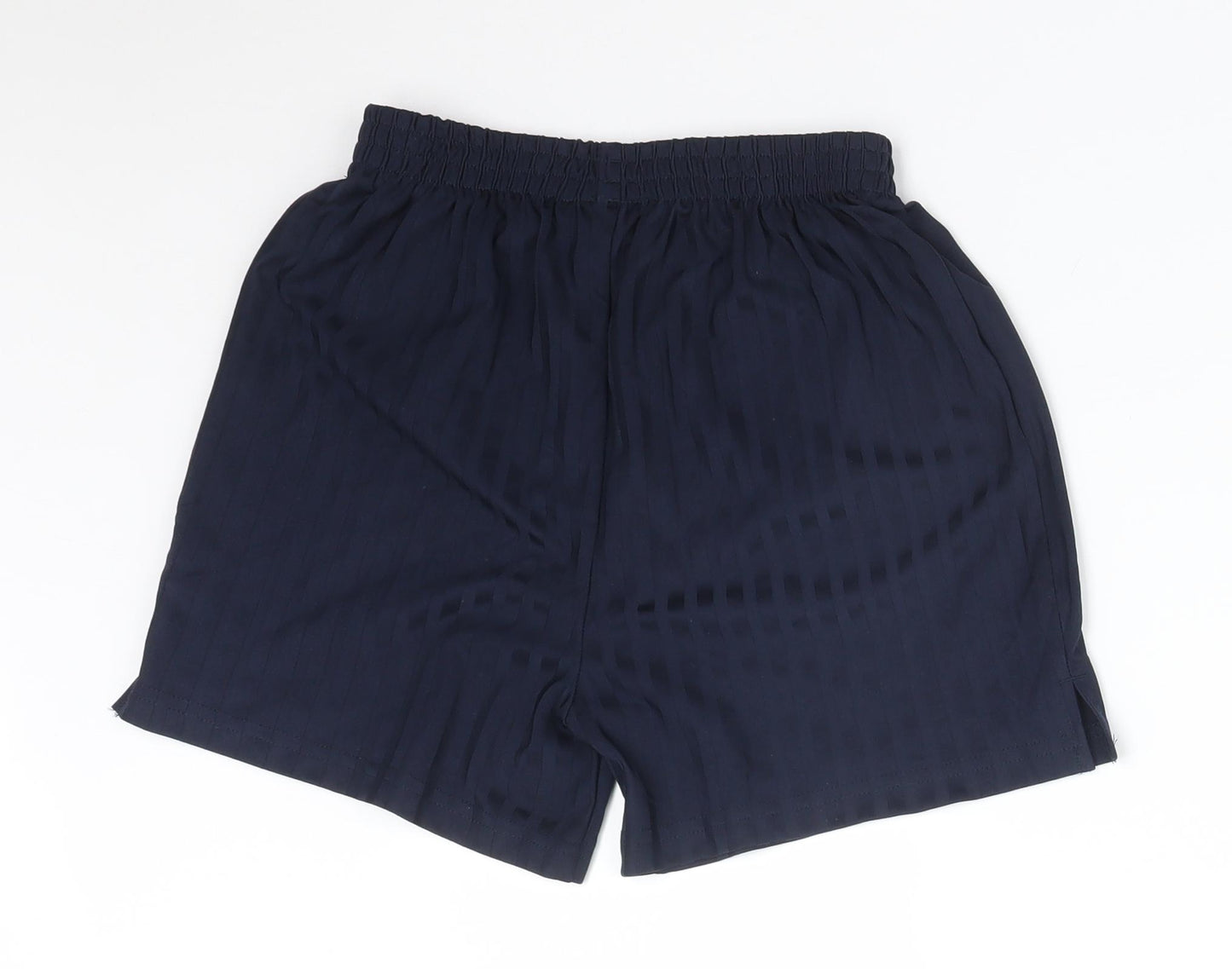 TU Boys Blue Striped Polyester Sweat Shorts Size 11 Years  Regular