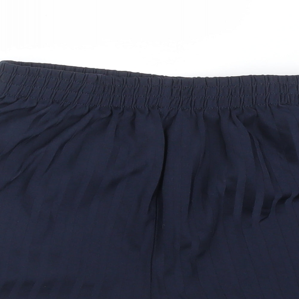 TU Boys Blue Striped Polyester Sweat Shorts Size 11 Years  Regular