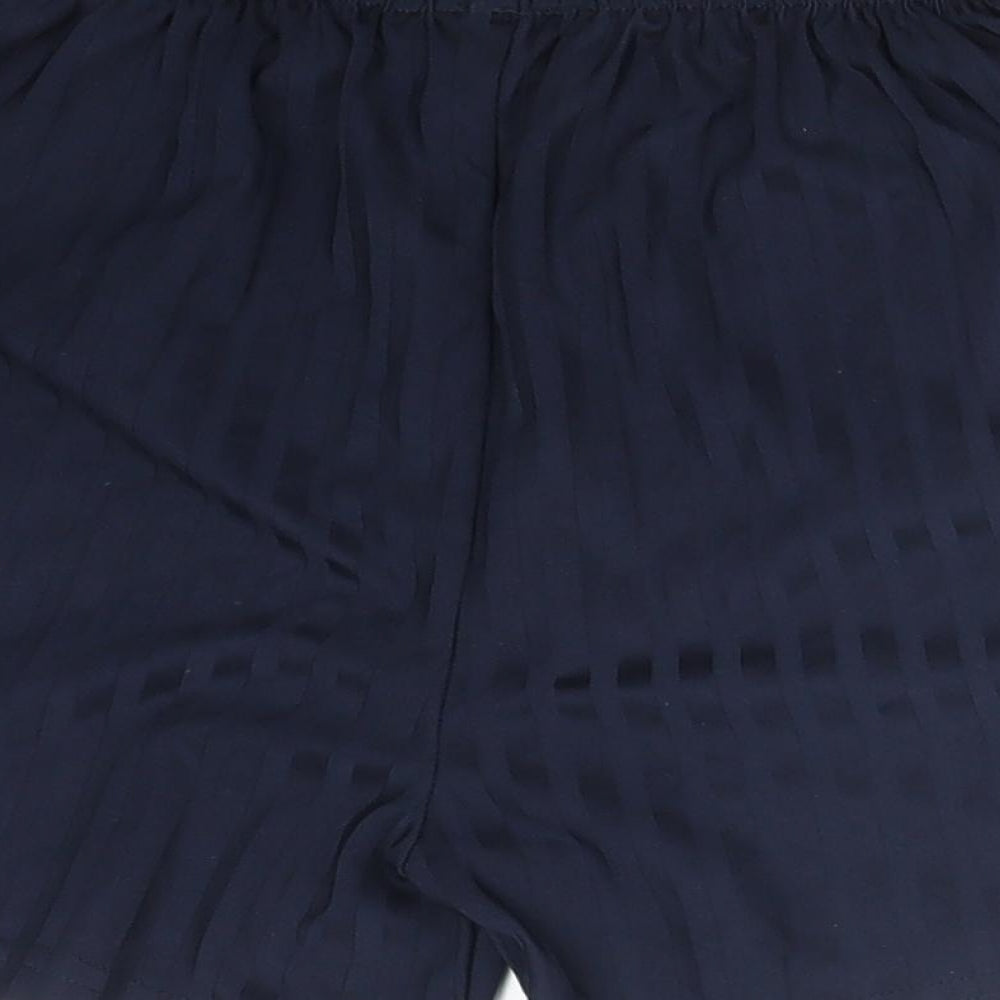 TU Boys Blue Striped Polyester Sweat Shorts Size 11 Years  Regular