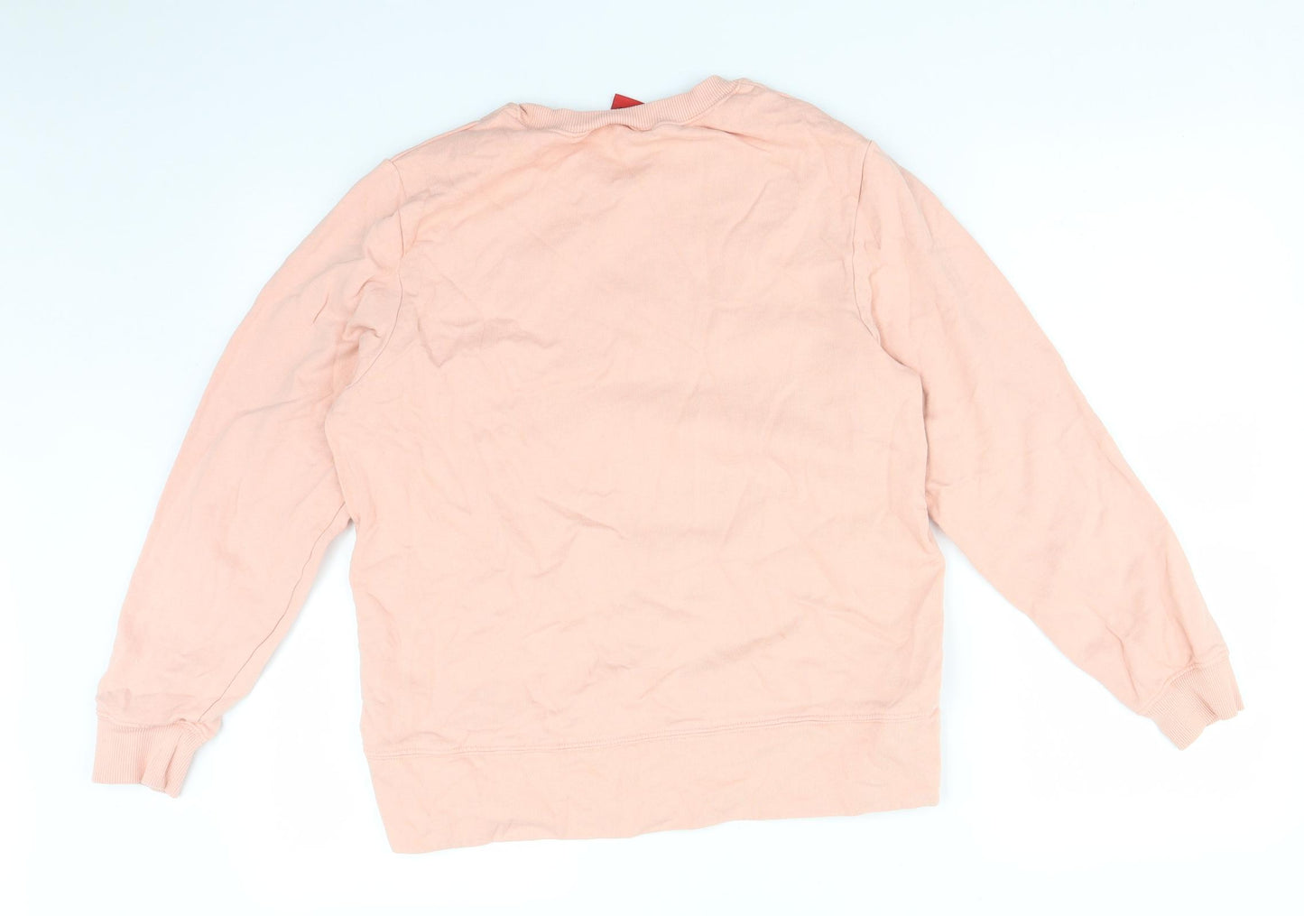 TU Womens Pink  Cotton Pullover Sweatshirt Size 12   - GOOD VIBES PEANUTS