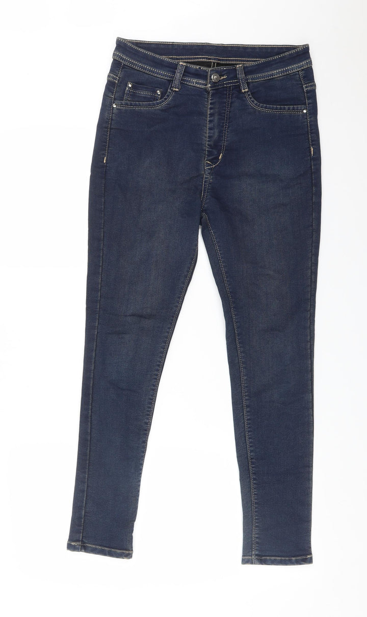 US POLO Womens Blue Skinny Jeans Size 30 L27 in Regular