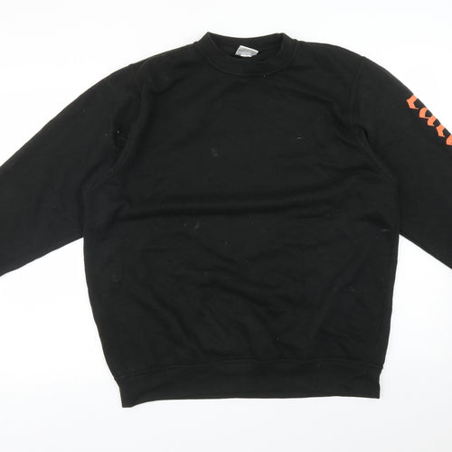 Uneek Mens Black  Cotton Pullover Sweatshirt Size L   - CALIFORNIA