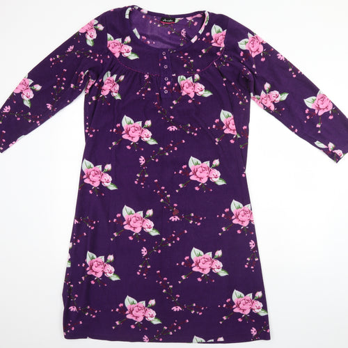 Arista Womens Blue Floral  Top Dress Size 14