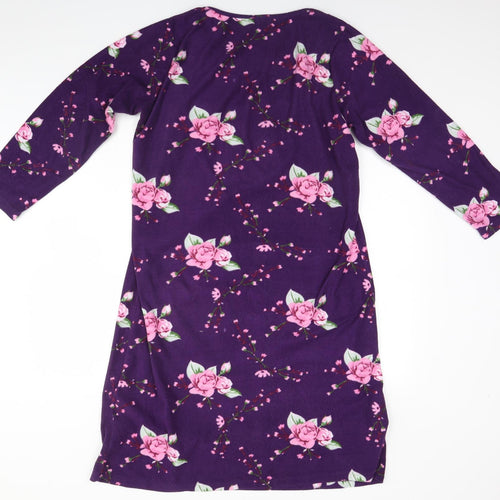 Arista Womens Blue Floral  Top Dress Size 14