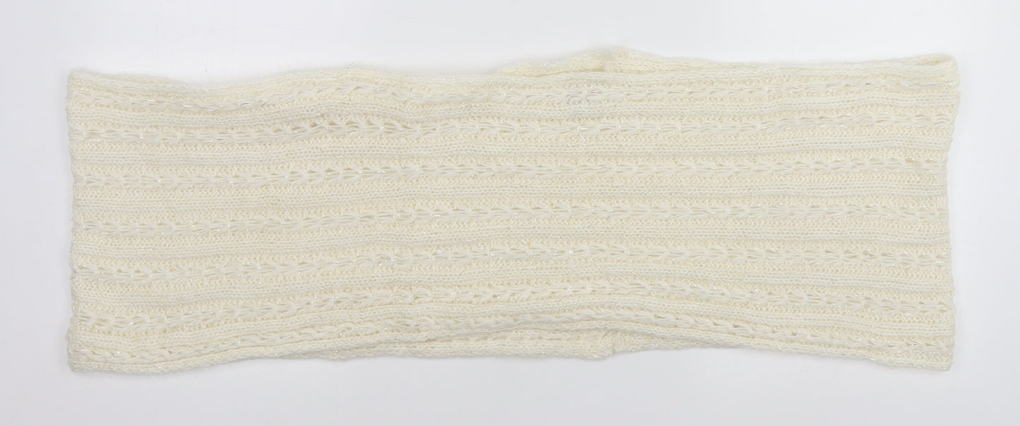 New Look Unisex White  Acrylic  Shawl/Wrap