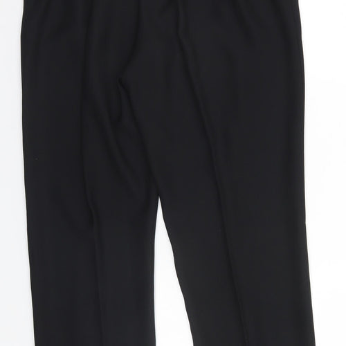 Preworn Womens Black  Polyester Trousers  Size 18 L28 in Regular