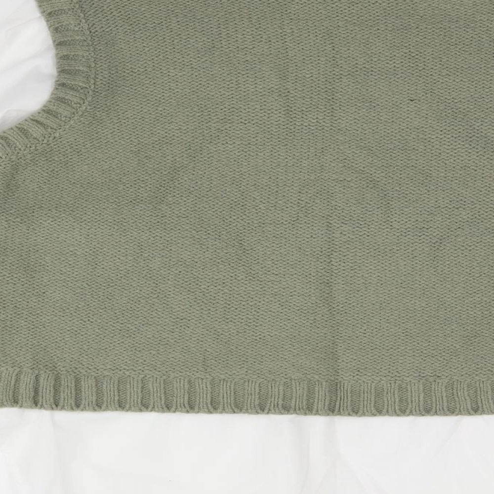 Primark Mens Beige Roll Neck  Acrylic Pullover Jumper Size M