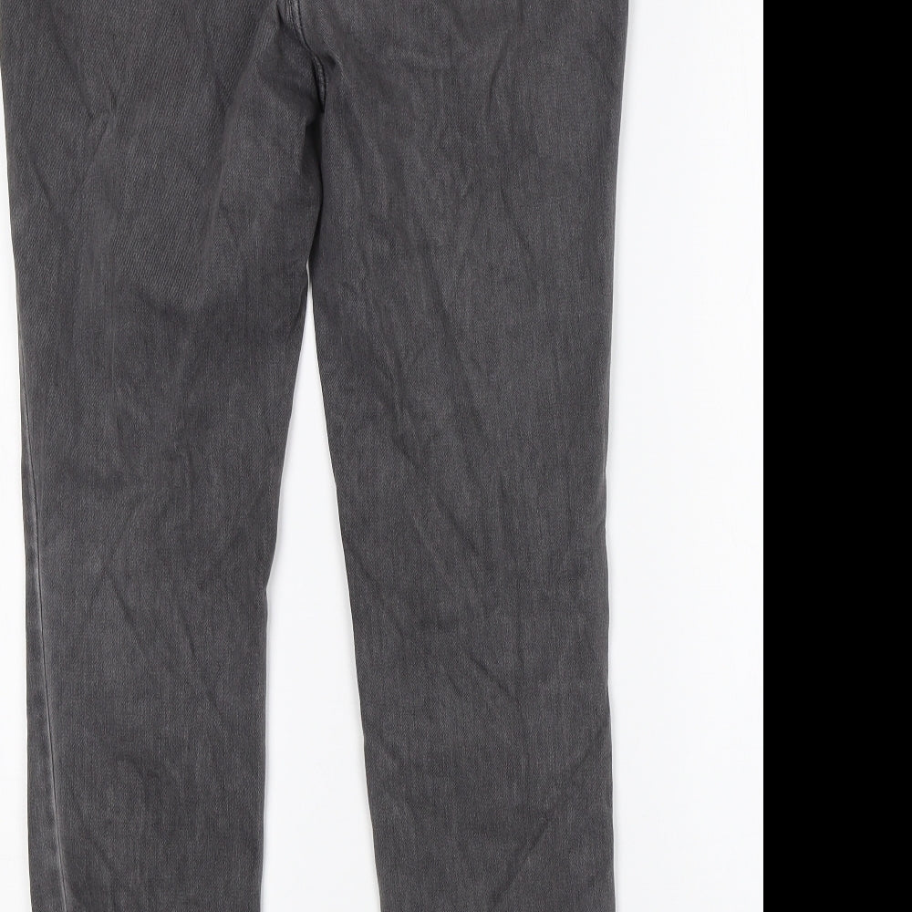 NEXT Womens Grey  Cotton Jegging Jeans Size 12 L27 in Regular