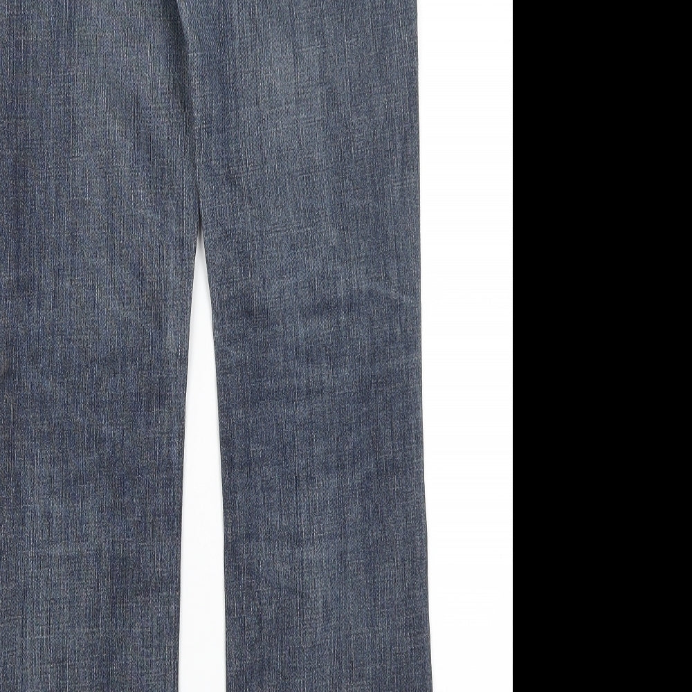 Blaustoff Mens Blue  Cotton Straight Jeans Size 28 in L28 in Regular