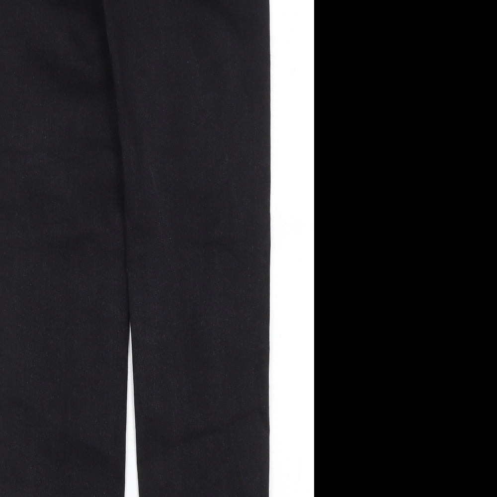 Dorothy Perkins Womens Black  Cotton Skinny Jeans Size 6 L26 in Regular