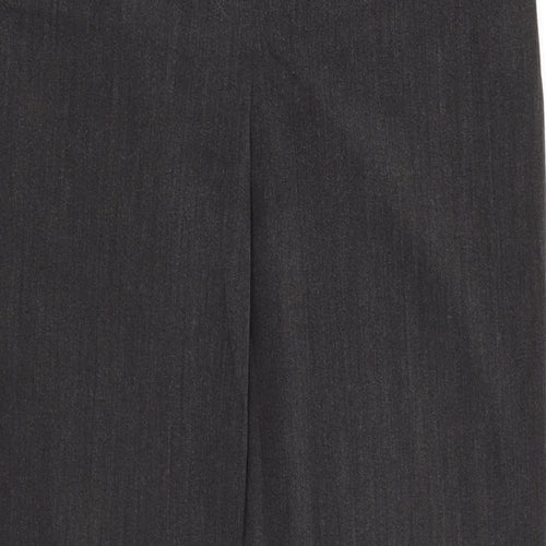 Collection Womens Grey  Polyester Dress Pants Trousers Size 14 L31 in Regular