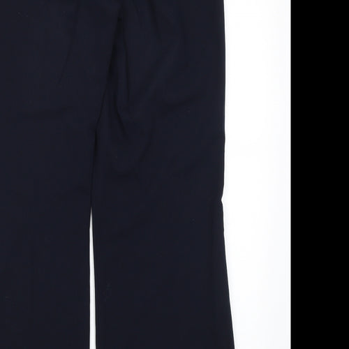 Collection Womens Blue  Polyester Dress Pants Trousers Size 14 L30 in Regular