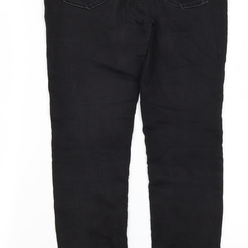 Debenhams Womens Black  Cotton Jegging Jeans Size 10 L29 in Regular