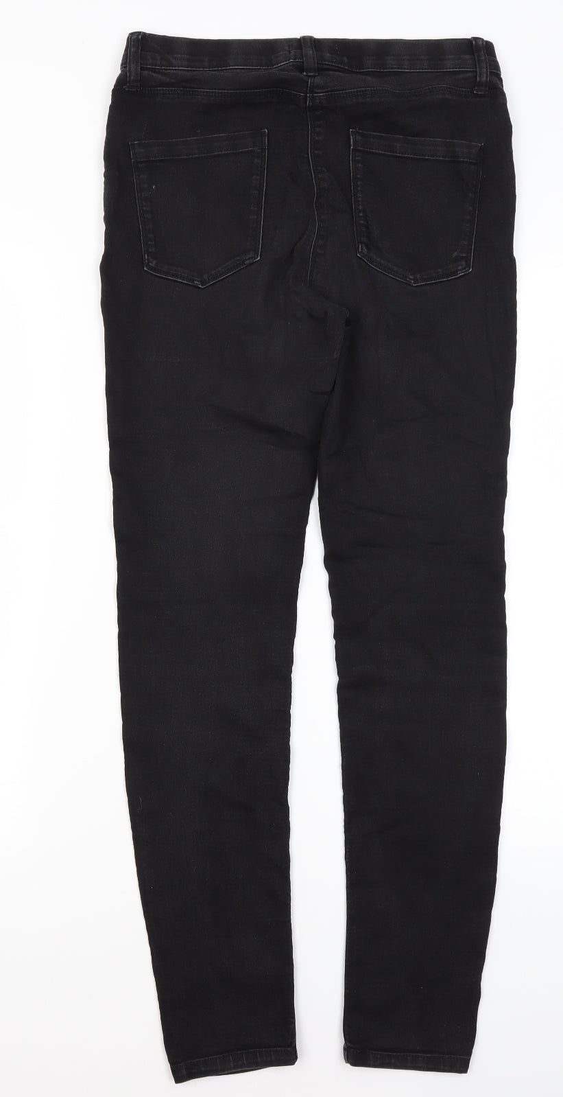 Debenhams Womens Black  Cotton Jegging Jeans Size 10 L29 in Regular