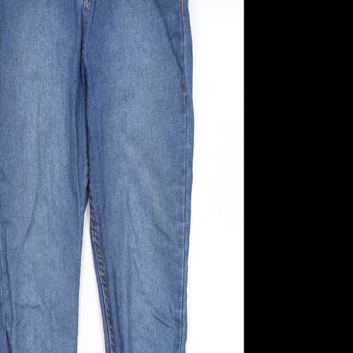 Pretty Little Thing Womens Blue  Cotton Skinny Jeans Size 6 L27 in Regular